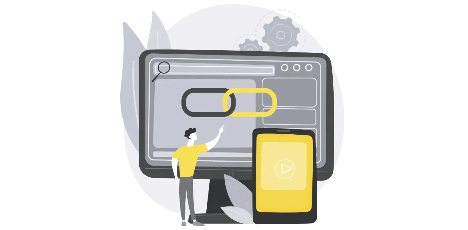 Internal Links illustration til blog