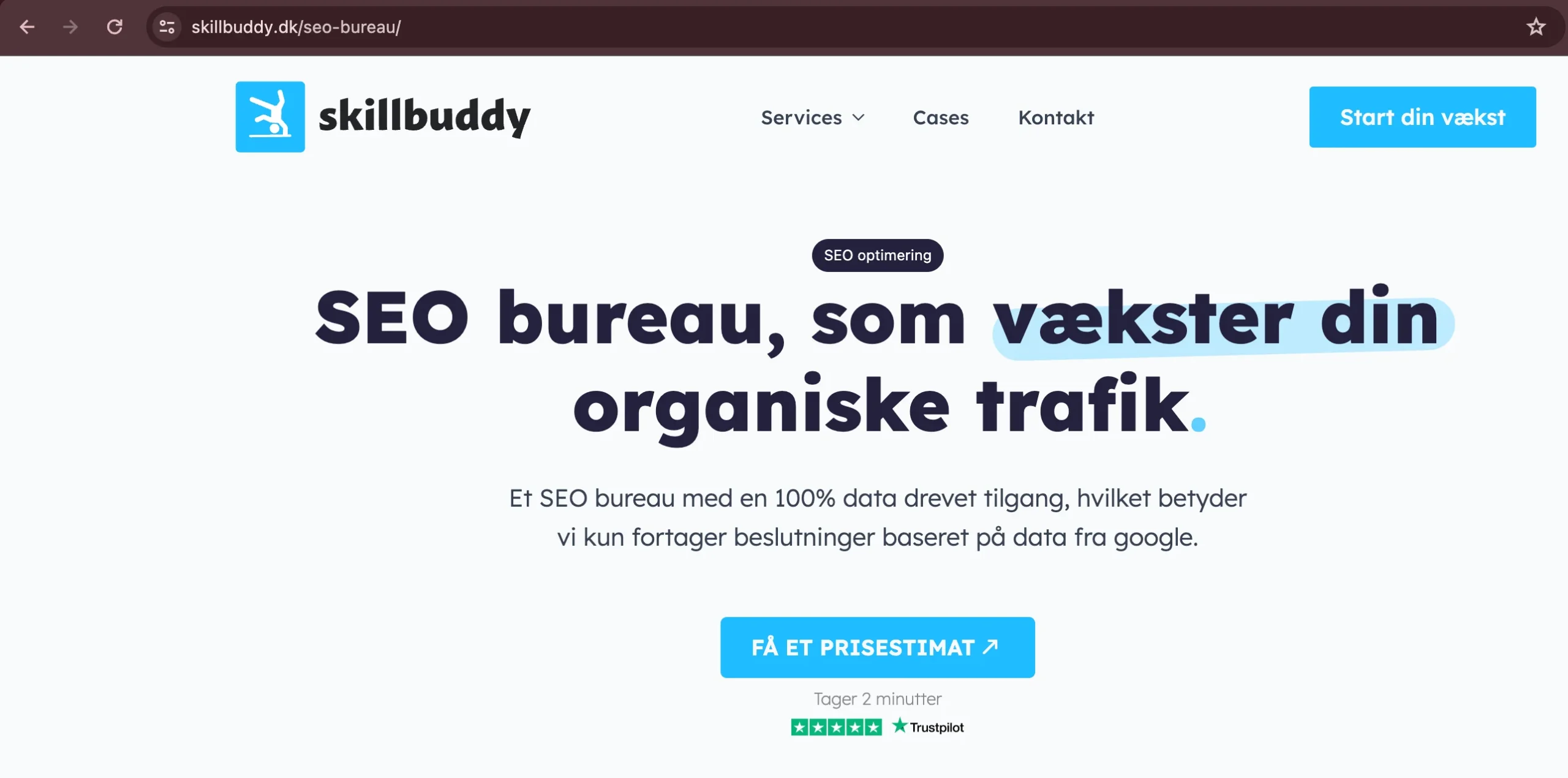 URL slug SEO bureau på SERP